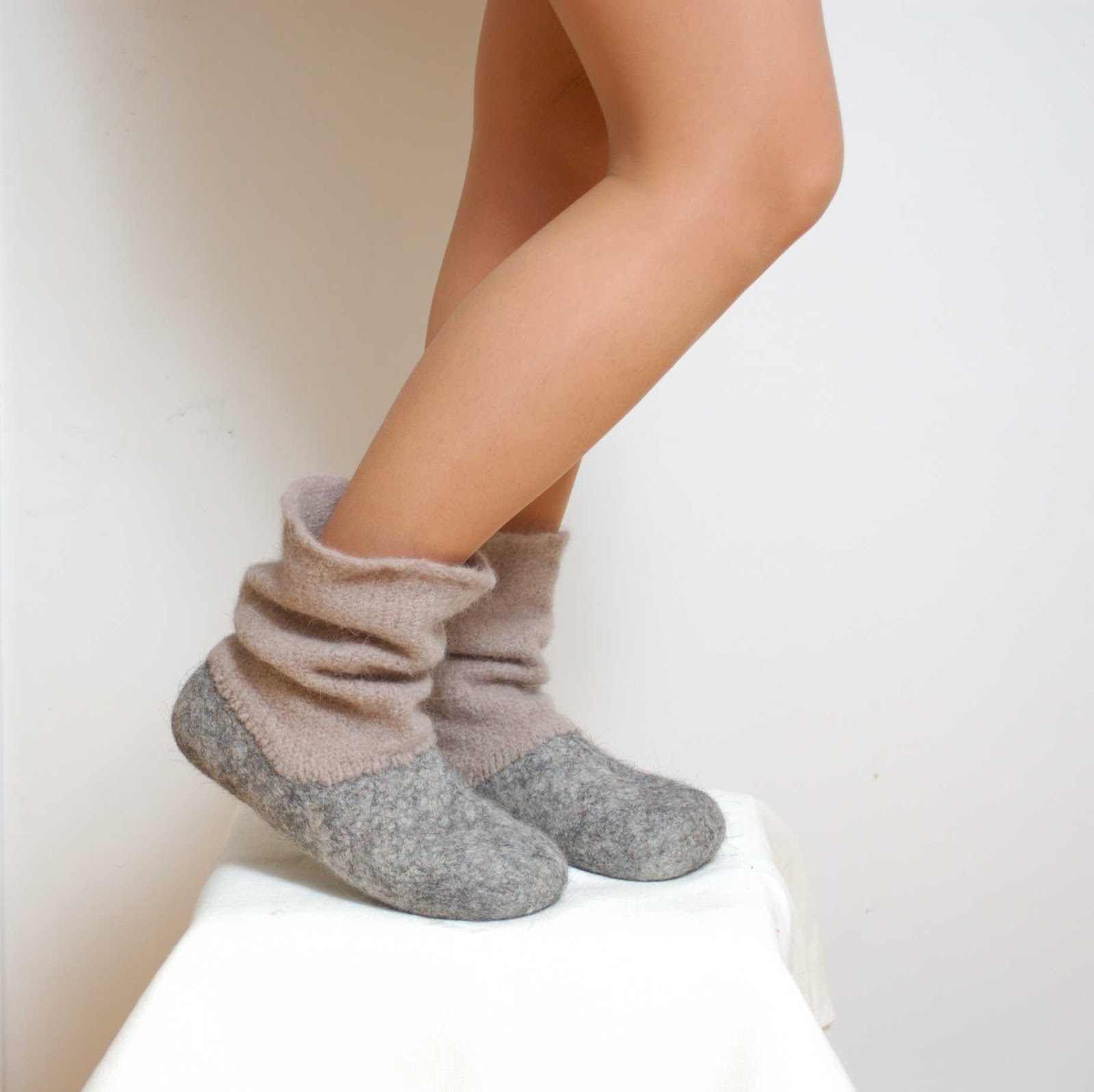 Rasa Home Felted wool boots