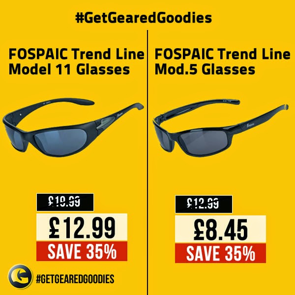 #GetGearedGoodies -  save on The Fospaic Sunglasses  - www.GetGeared.co.uk