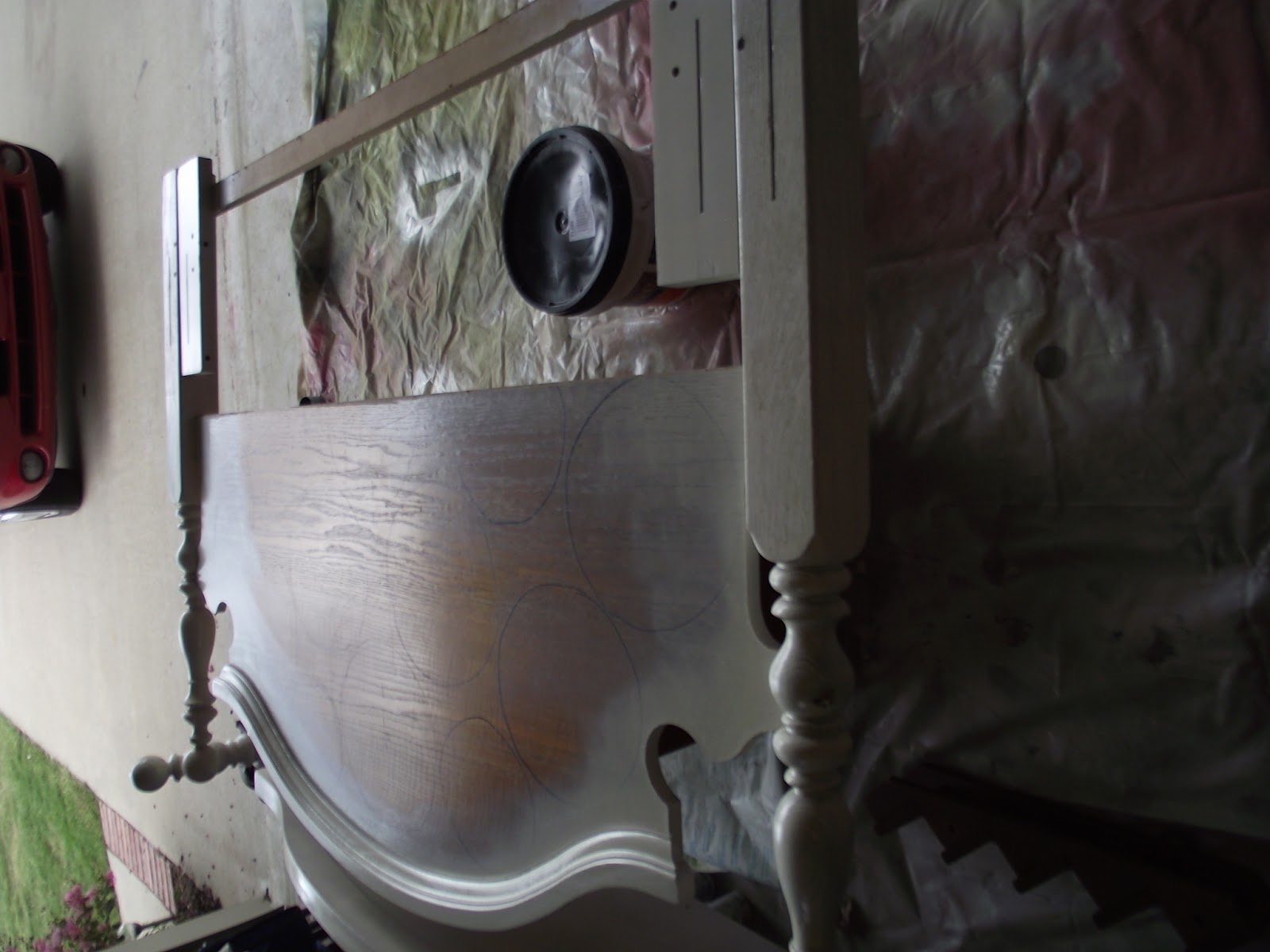 The Vintage Butterfly How To Make a Mosaic Headboard Part 2