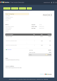 Free Invoice Generator by Zoho Invoice