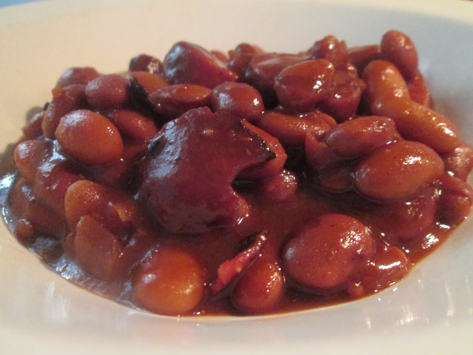 Diab2Cook Beans and Smoked Turkey Sausage (Beans and Weenies)