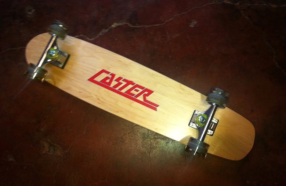 Longboard Retro Days The Return of Caster Skateboards
