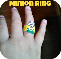 despicable me crafts for kids ring