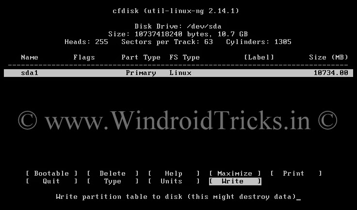 Formatting and Writing the Virtual Partition Install Android in Windows using Virtual Machine, VMware Workstation, VirtualBox, VMware Payer