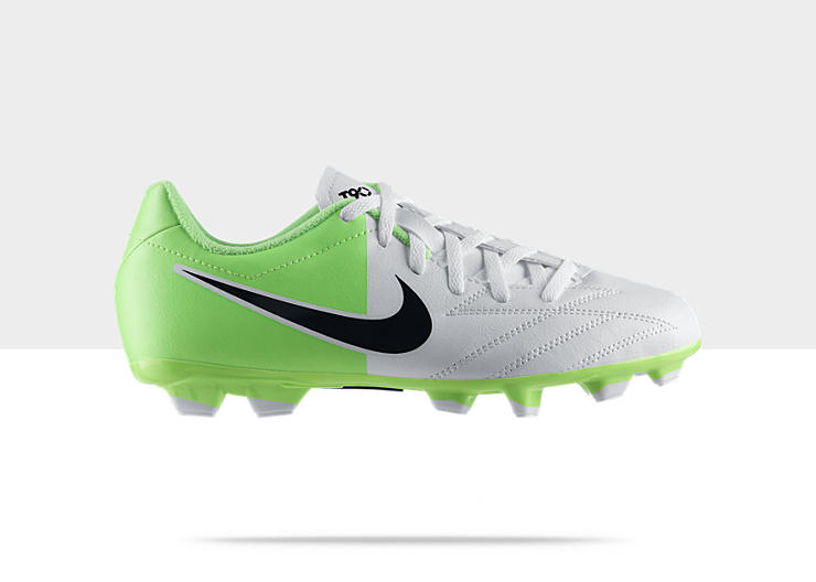 boys football cleats green