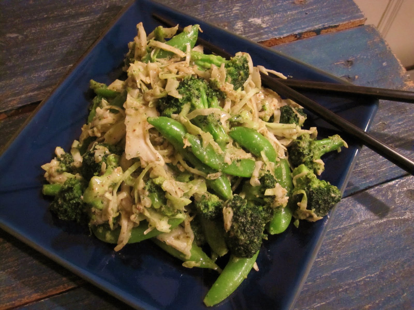 diet schmiet! Super Quick Stir Fry with Homemade Peanut Sauce