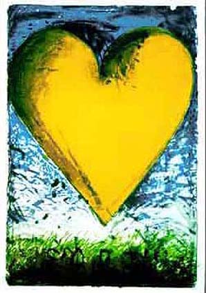 Arty Farty Hearty Friday ~ Jim Dine, His and Our Hearts