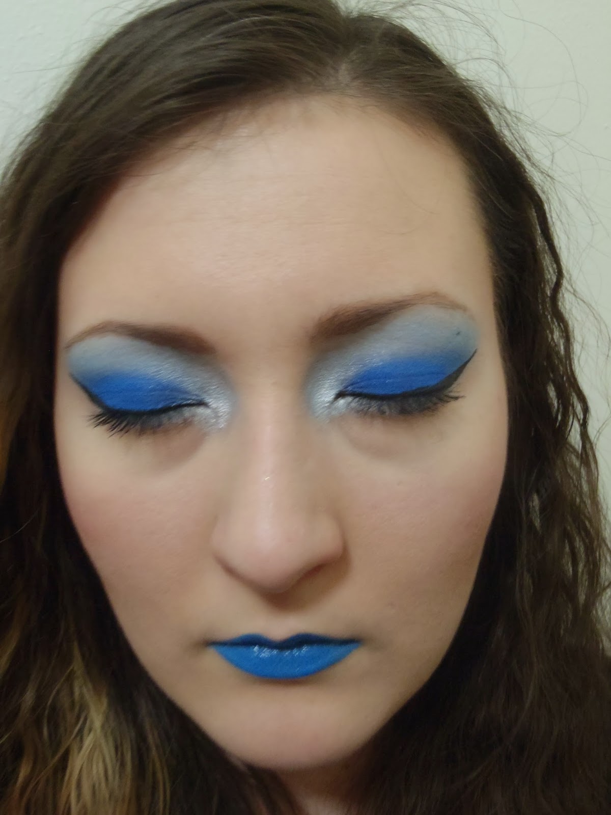 Matte Kat Quick Look For Everyone Who Says Blue Eyeshadow Is Tacky....