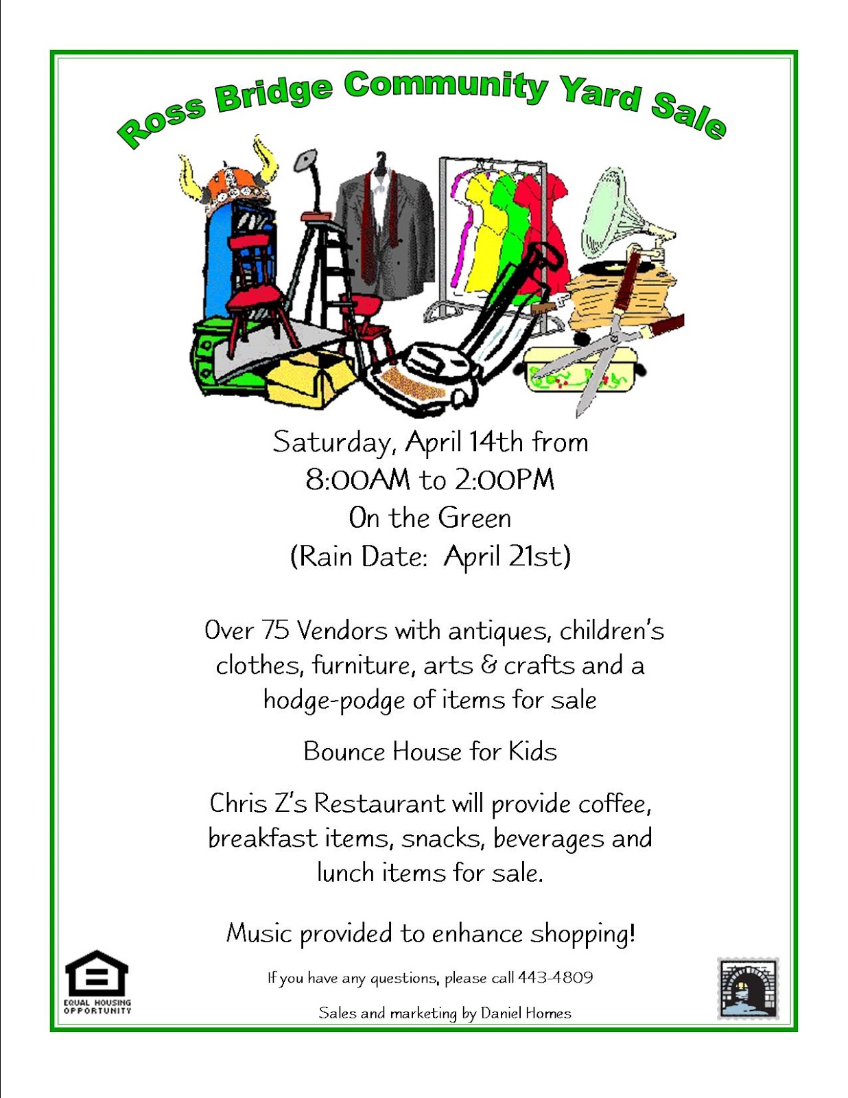 how to make a yard sale flyer