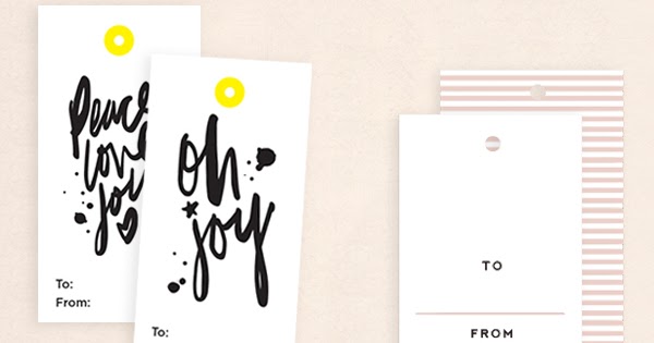 Oh the lovely things: Free Printable Holiday Gift Tags Roundup