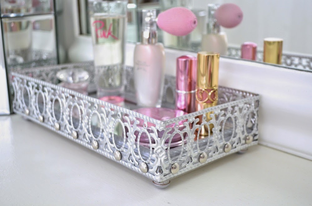 Modern Bohemian Lifestyle Diy Mirrored Vanity Tray