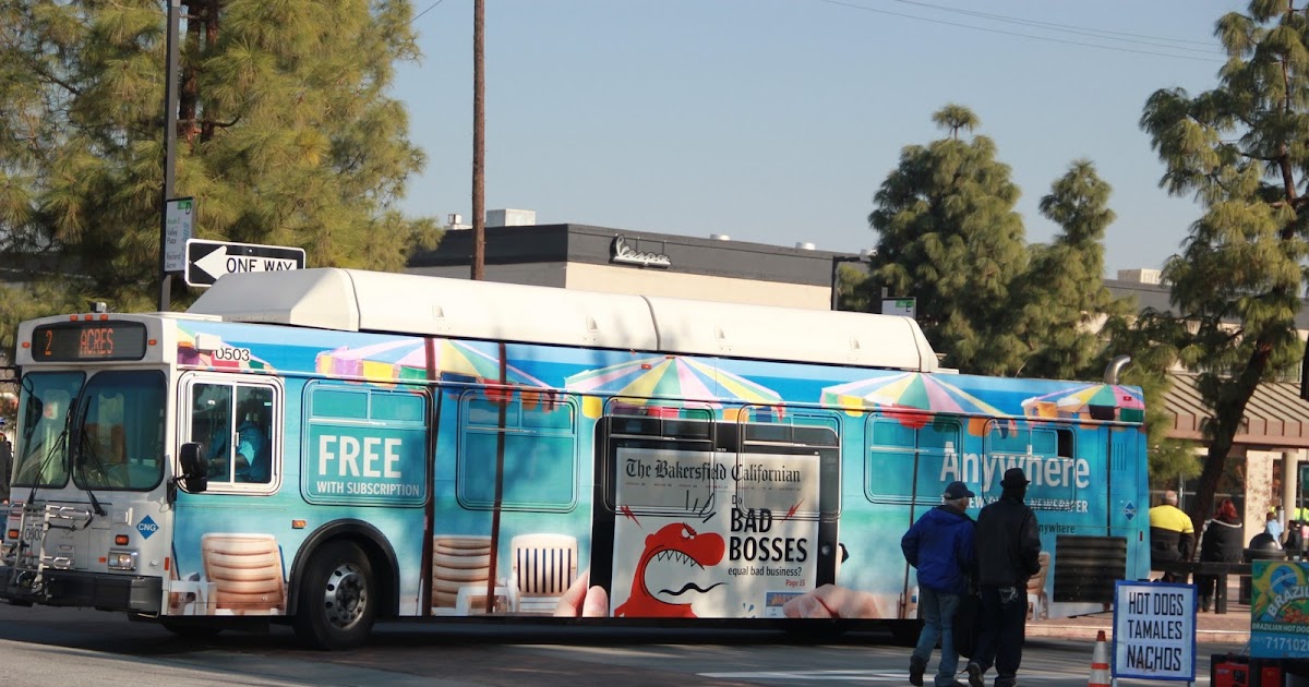 Bakersfield Observed Californian digital edition marketing plan rolls out with new bus wraps