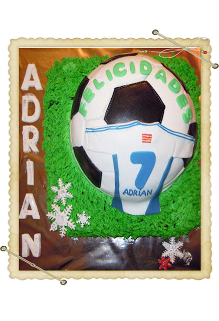 Tarta cumpleaños futbol Real Zaragoza