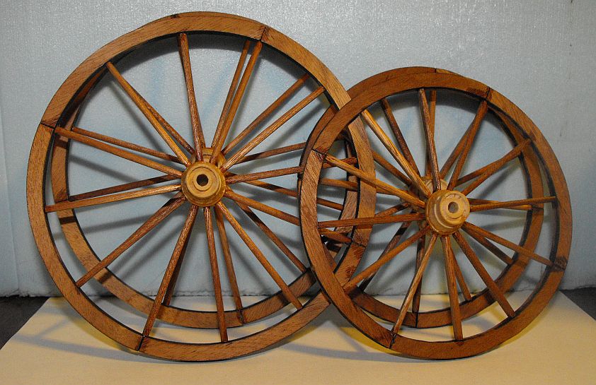 Horse Tender Studio Stagecoach Wheels are done! Sorta...