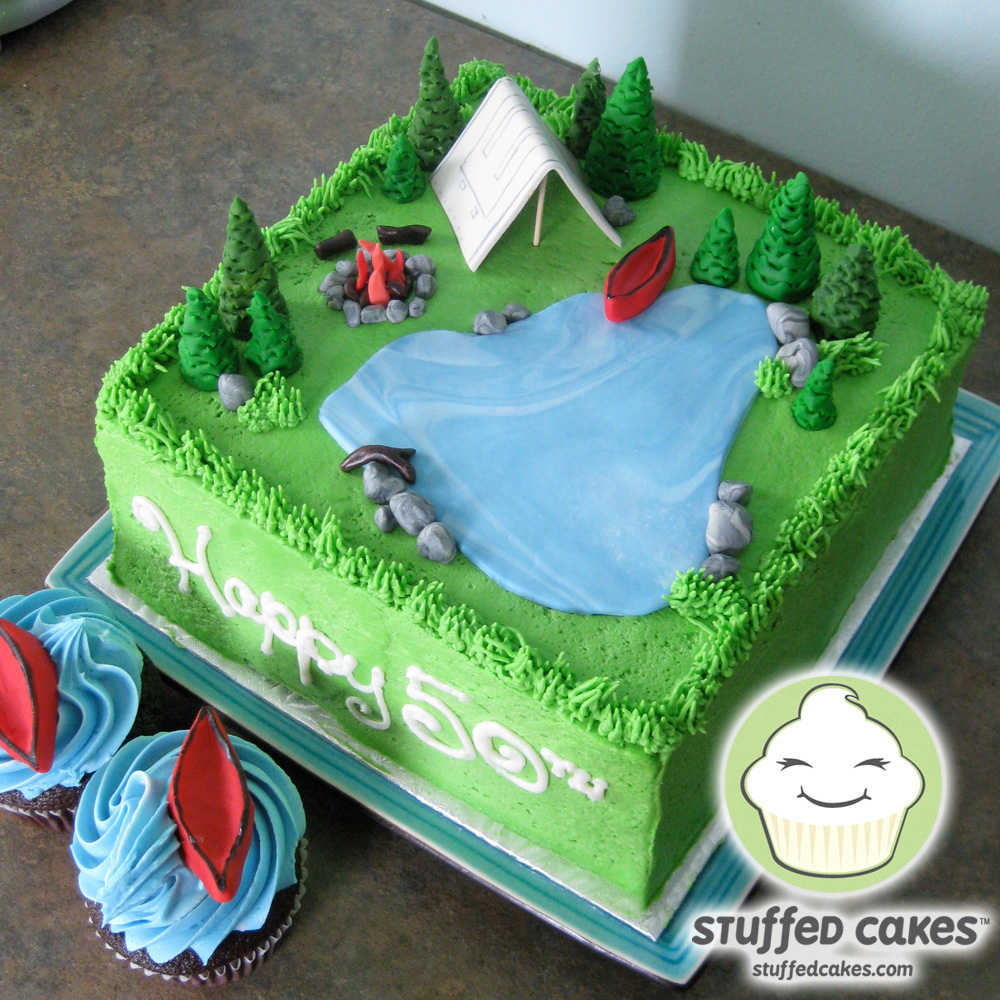 canoe cake
