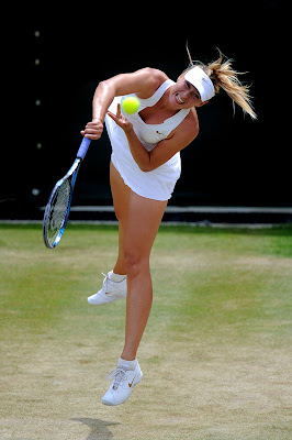 Maria Sharapova in the Air