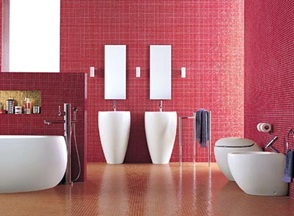 Decora el hogar: Decoracion de Baños Color Rosa