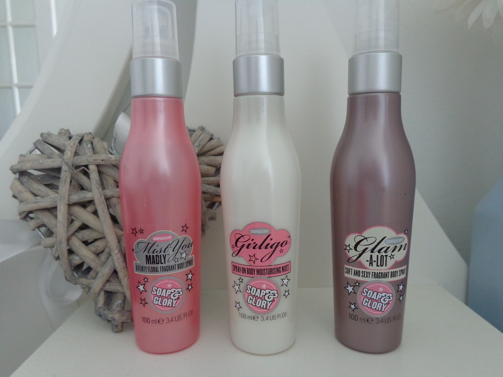 Kizzy Hearts Soap & Glory Body Mists