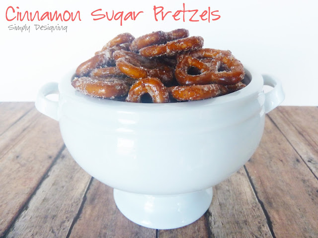 Cinnamon Sugar Pretzels #recipe #tastytreats #snack 