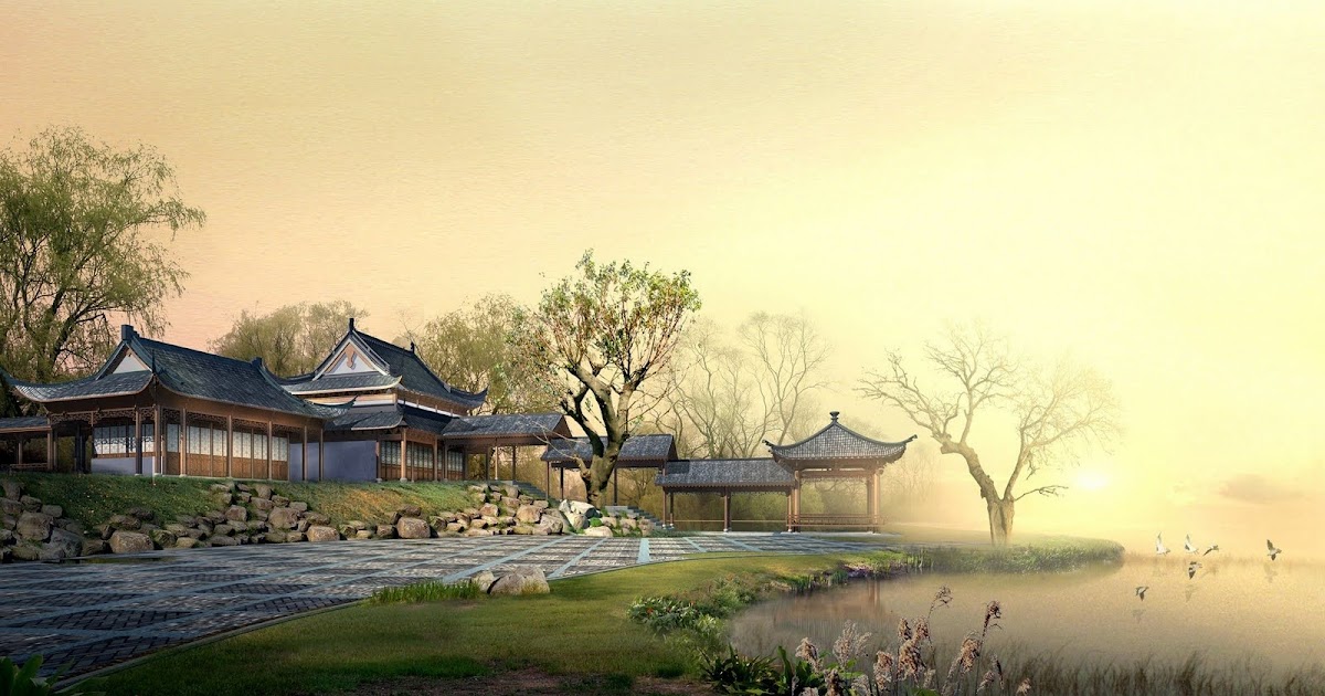 Foto Pemandangan Jepang yang Indah (Digital)