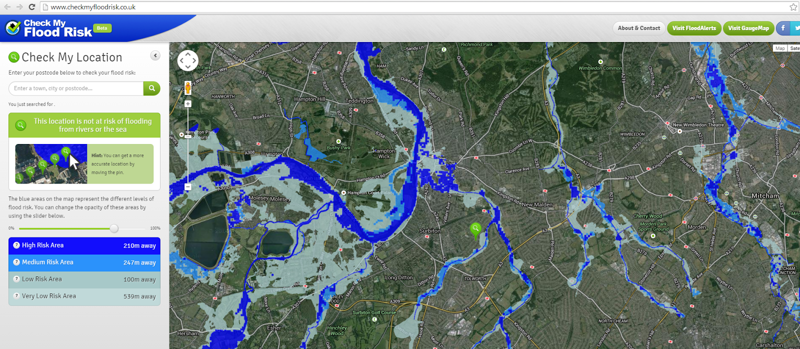 Flood Risk Area Check Mapperz - The Mapping News Blog: Check My Flood Risk Map