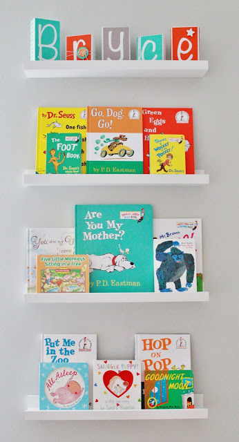 Nursery Ikea Book Ledges