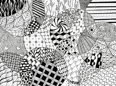 ZIA, Zentangle, Doodle