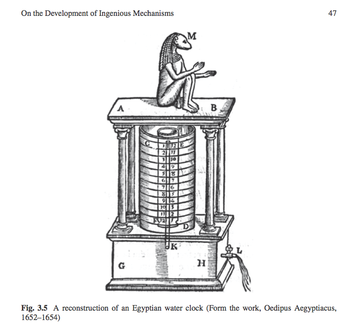 Eugene Shteyn's Blog Invention of the Day Egyption Water Clock.