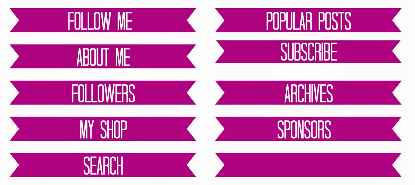 Musings of an Average Mom Free Sidebar Titles