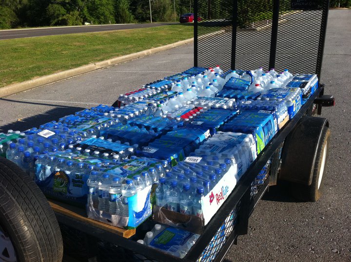 − Water for Calhoun County, Alabama After Tornados