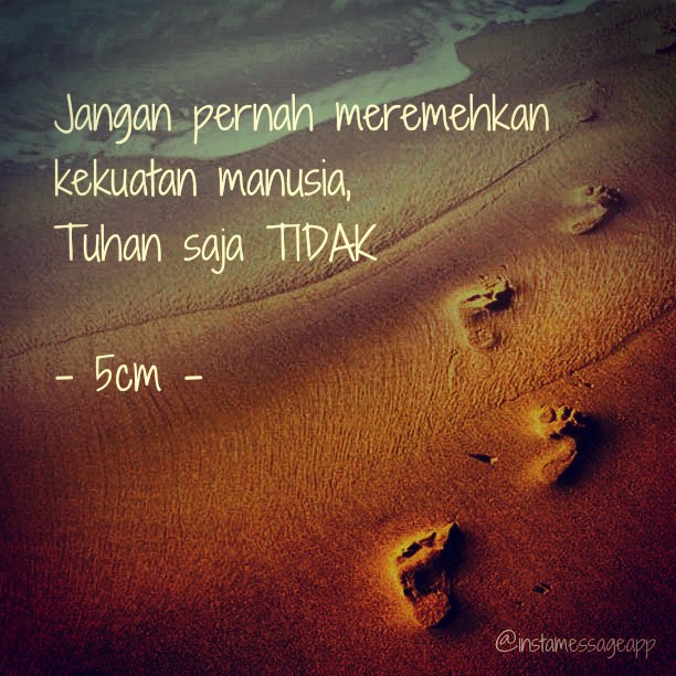 Bookaholic Bud Kutipan Syair Motivasi Novel 5 cm