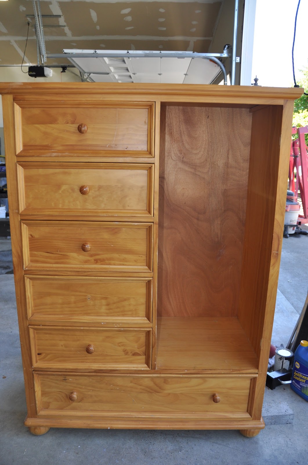 Sweetly Chic Pine Dresser turned Dressy Dresser