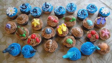 Beach Cupcakes