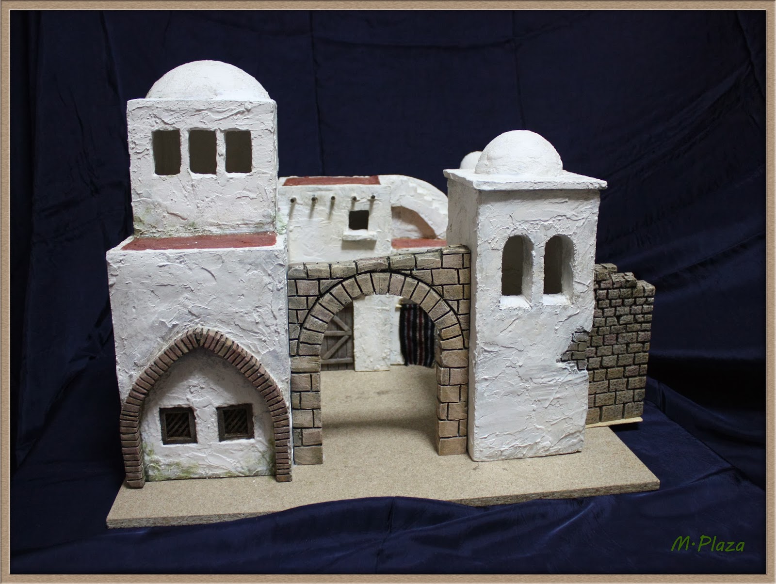 EL TALLER DE MIGUEL: ARTESANÍA PARA EL BELÉN: PUEBLO EN LEJANÍA