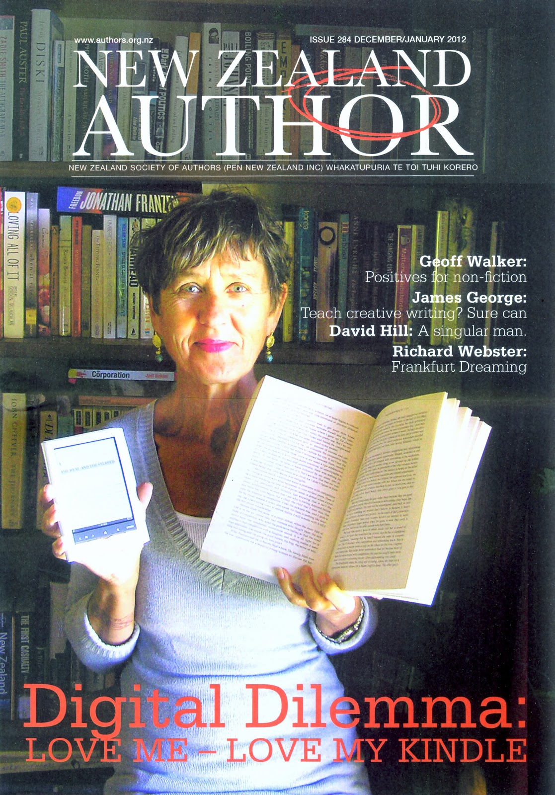 World of the Written Word: New Zealand Author December 2011