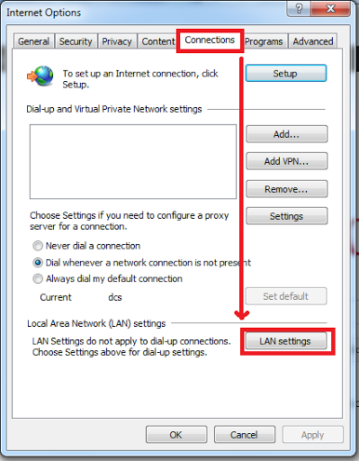 Lan Settings