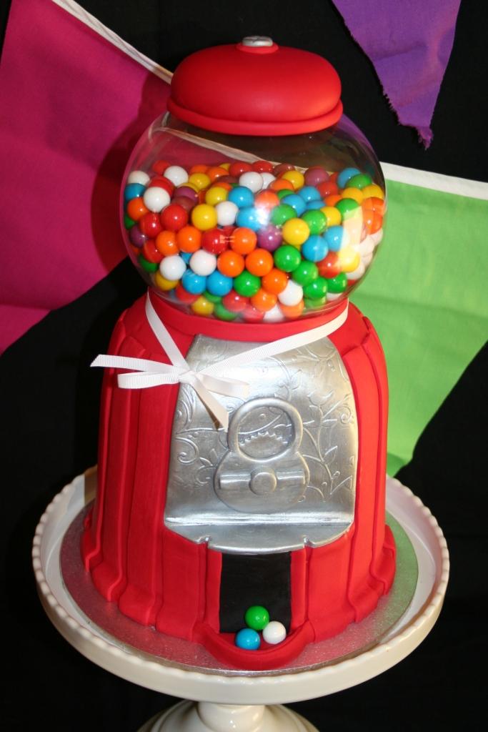 Leonie's Cakes and Parties . . . . .: Gumball Machine Birthday Cake