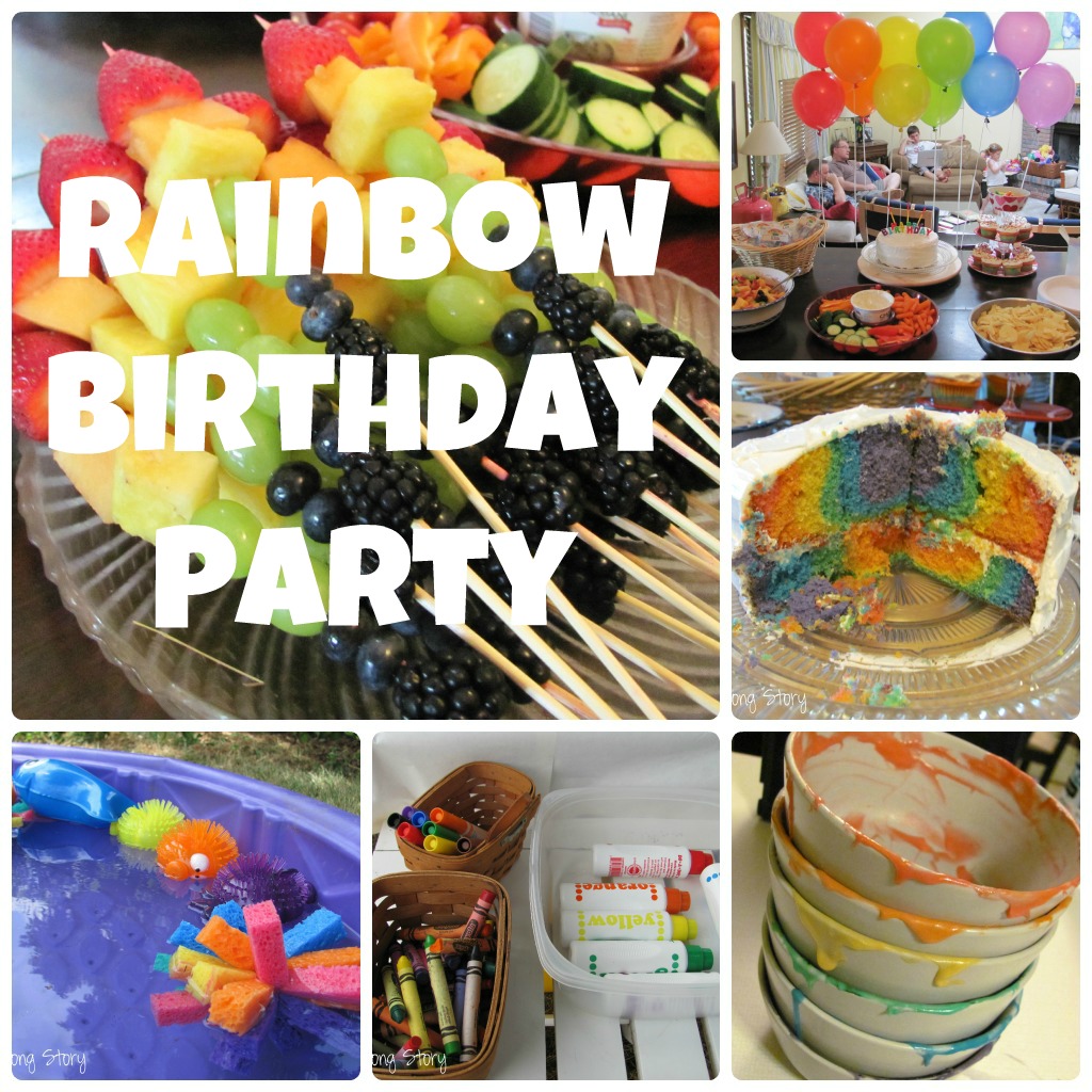 It's a Long Story: Rainbow Birthday Party