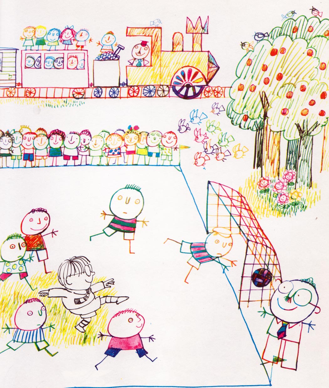 Vintage Kids' Books My Kid Loves Simon in the Land of Chalk Drawings