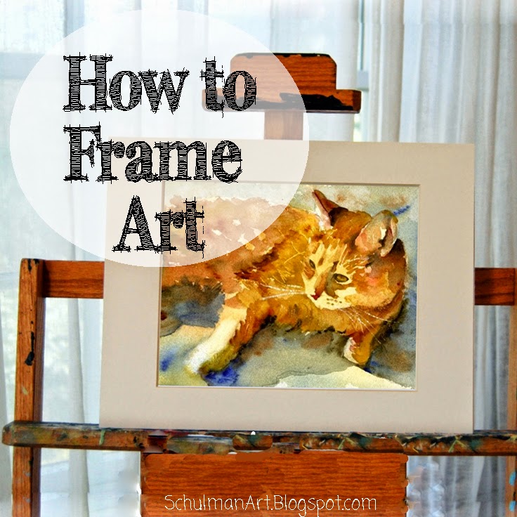 how to frame a picture | how to mat a picture | wall decor | wall art decor | discover how to turn paintings into framed art at http://schulmanart.blogspot.com/2014/08/how-to-frame-your-art.html