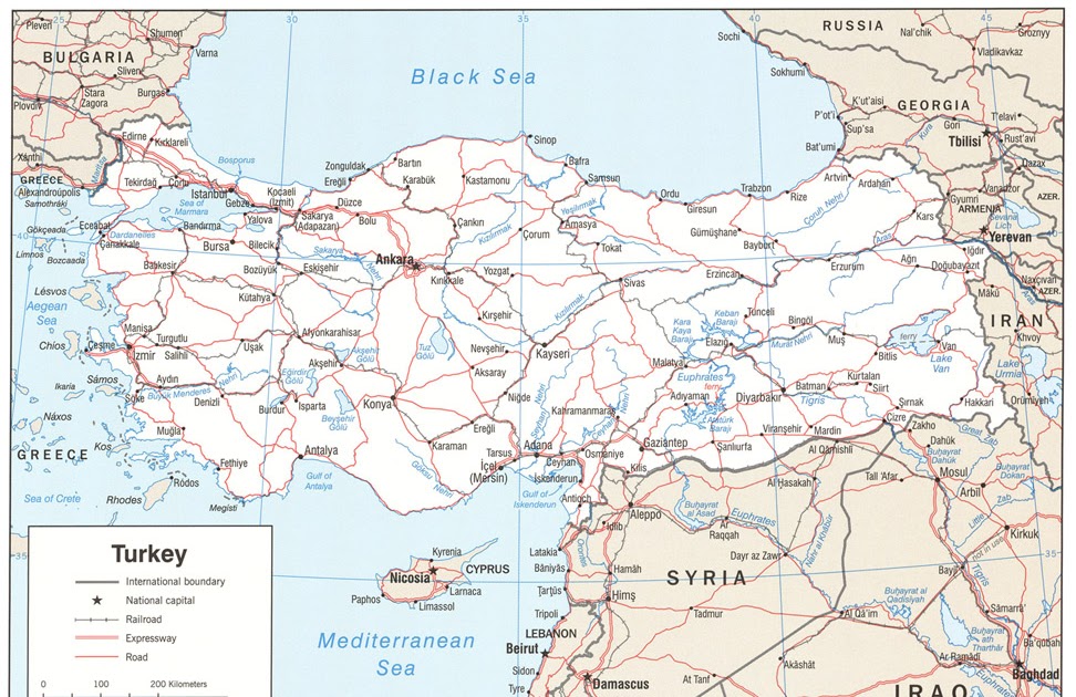 Kaart Topografie Landen Midden Oosten Kaart Turkije Ankara Provincies En Midden Oosten