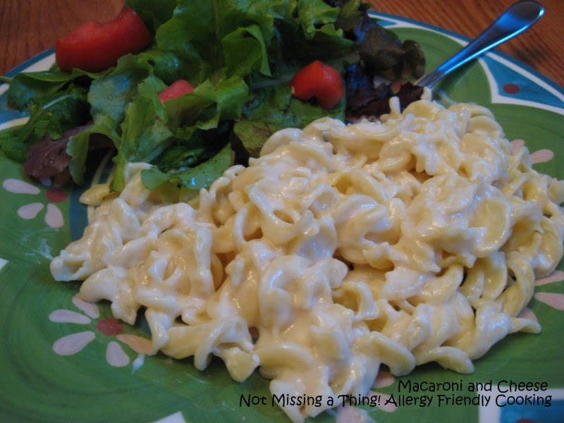 Not Missing a Thing! Allergy Friendly Cooking Macaroni and Cheese