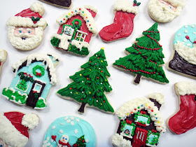 Cookies sugar holiday christmas cookie square decorated Worth Pinning: Christmas Sugar Cookies