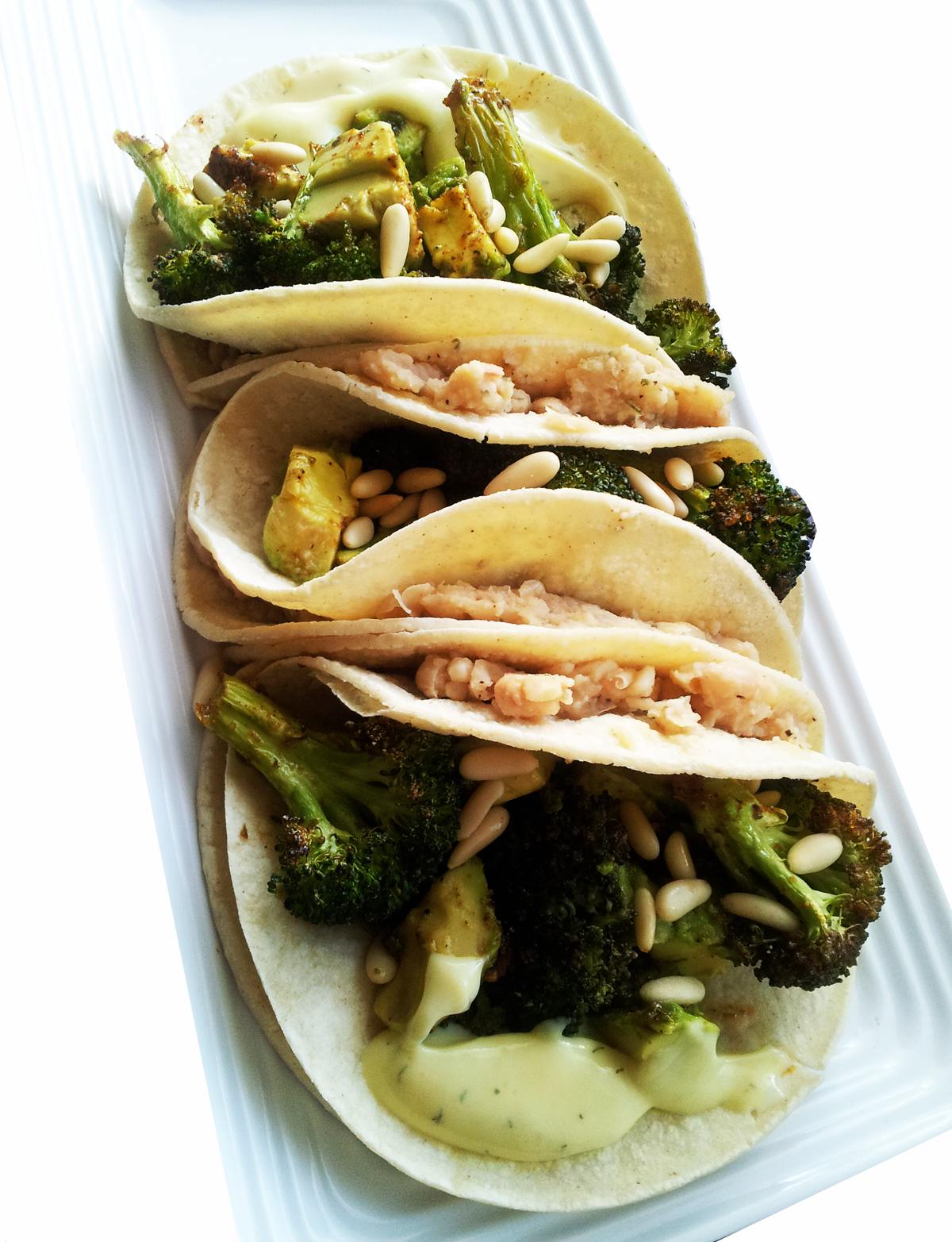 A Profound Hatred of Meat Broccoli & White Bean Tacos with Lemon