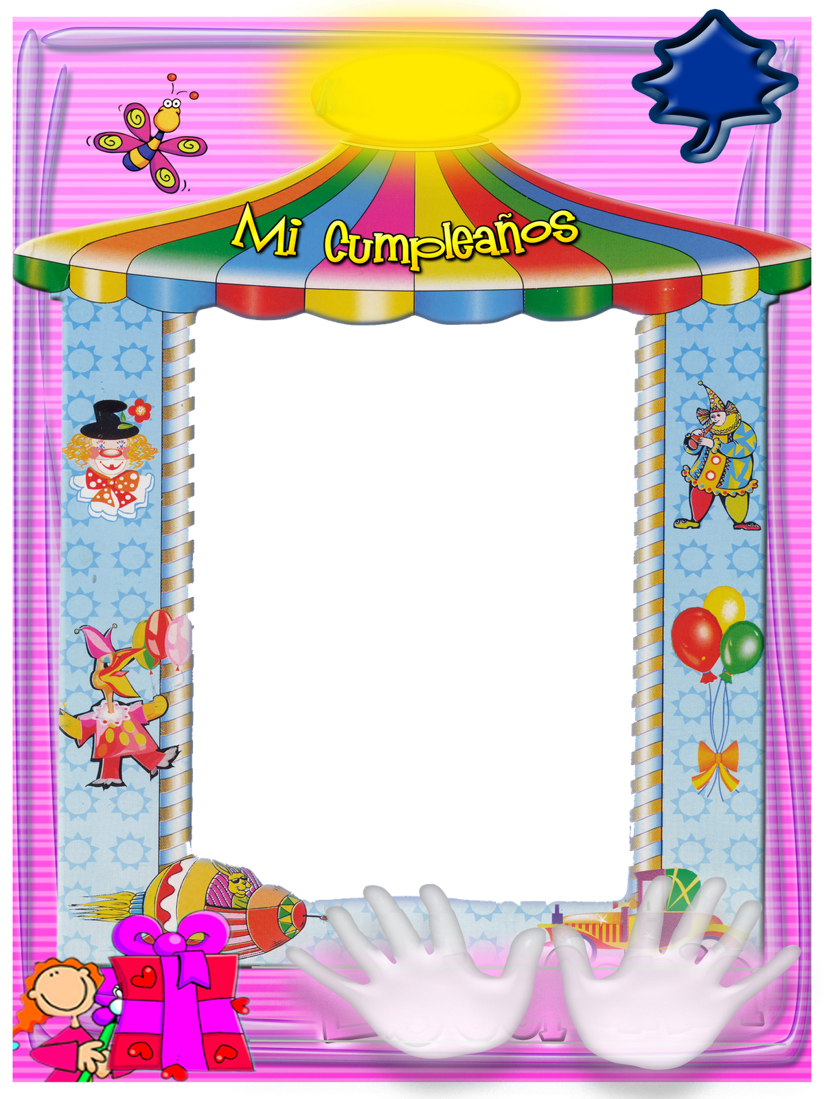 porta retrato para fotos de cumpleaños