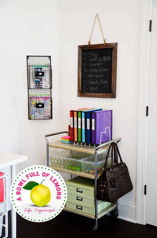 How I Organize My Home Office Shelves - Get Organized HQ