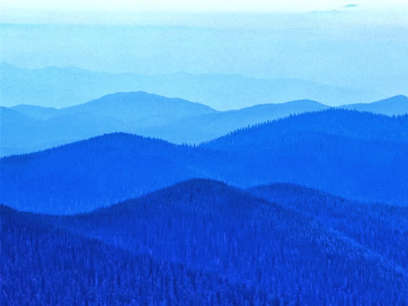 The Blue Tint Mountains of Appalacia