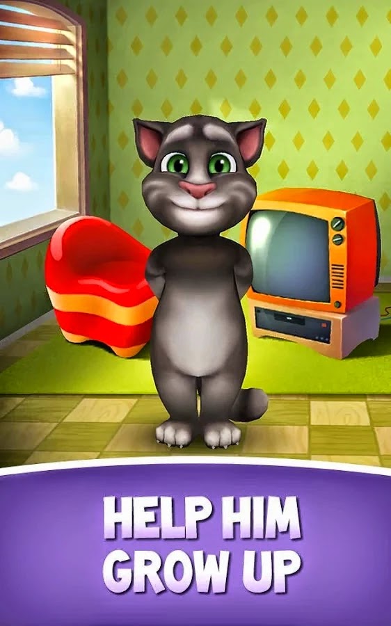 Android HVGA and QVGA HD Games My Talking Tom v1.9.3 Mod Apk+Data
