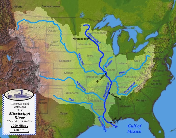 Longest rivers in united states
