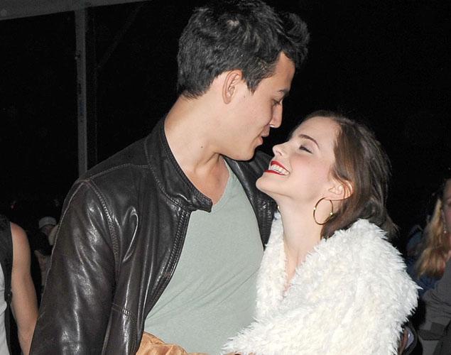 Hollywood Emma Watson With Her New Boyfriend Will Adamowicz In Images 2012